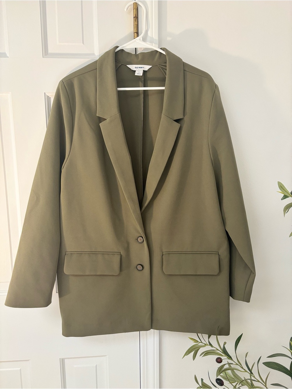Olive Green Women's Blazer Jacket XL